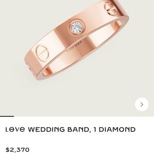 Cartier LOVE Ring 1 Diamond